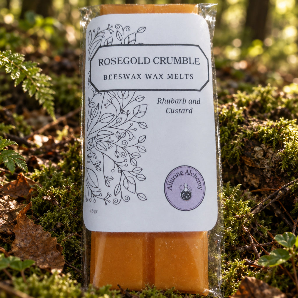 wax melt on a forest floor