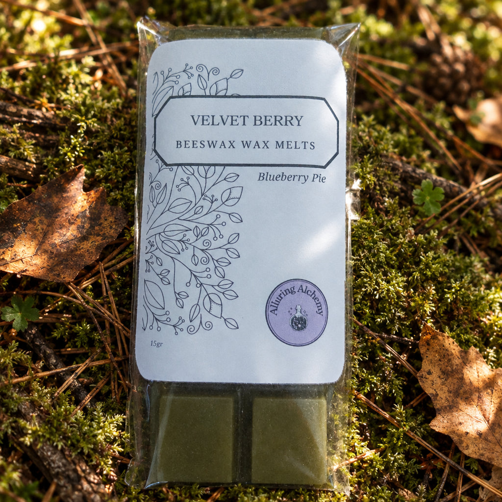wax melt on a forest floor