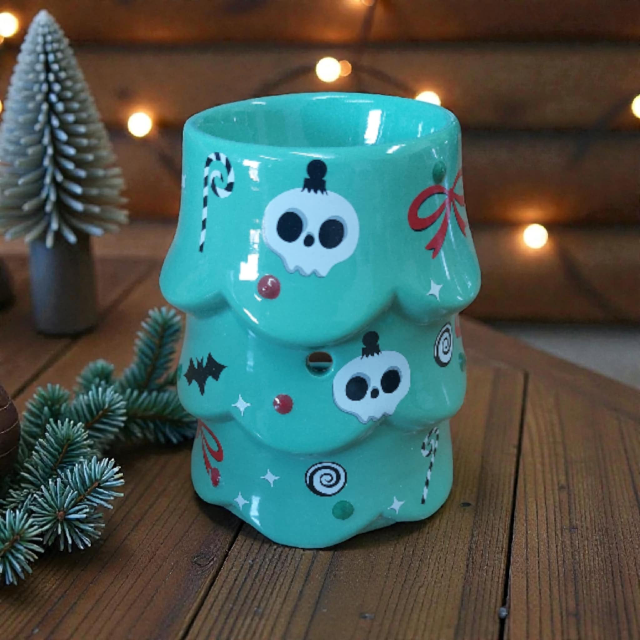 Creepy Christmas Tree Wax Burner