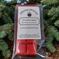 Yuletide Amber beeswax wax melts in amber and spice scent, hand-poured natural melts by Alluring Alchemy