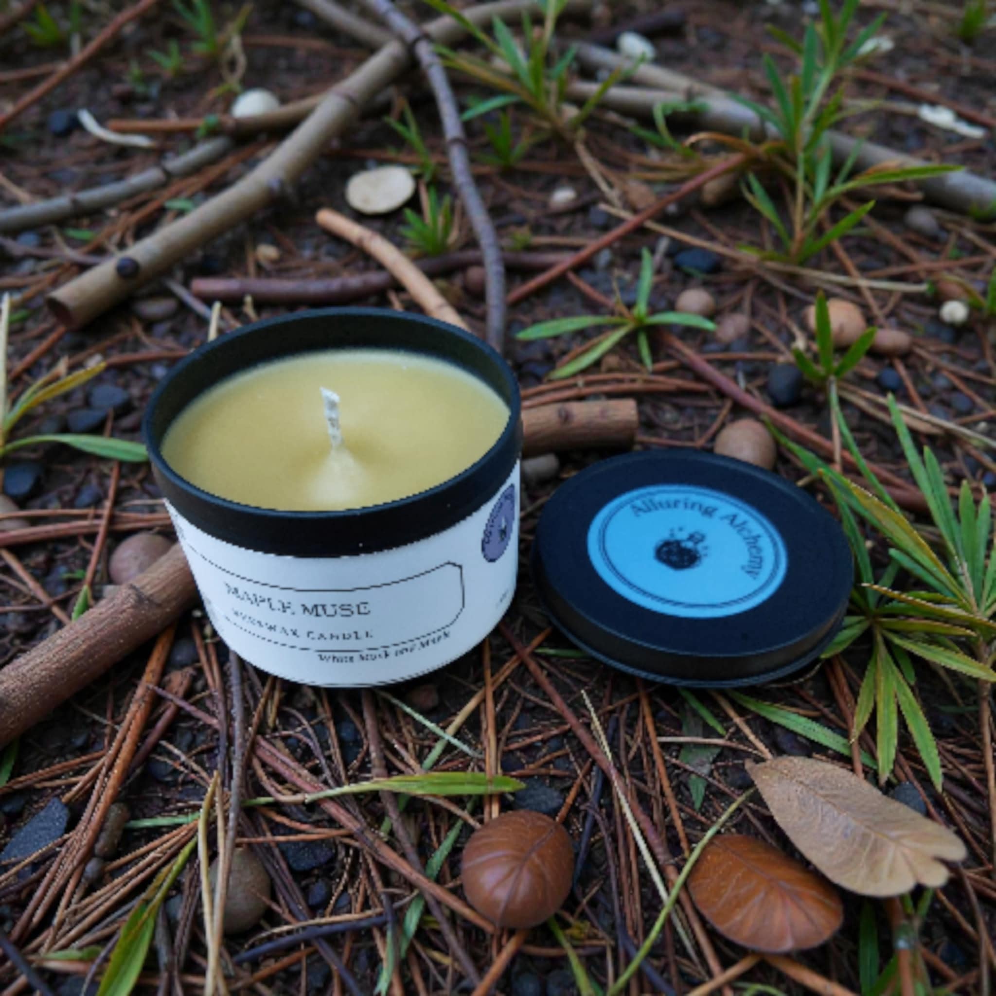 Maple Muse Beeswax Candle