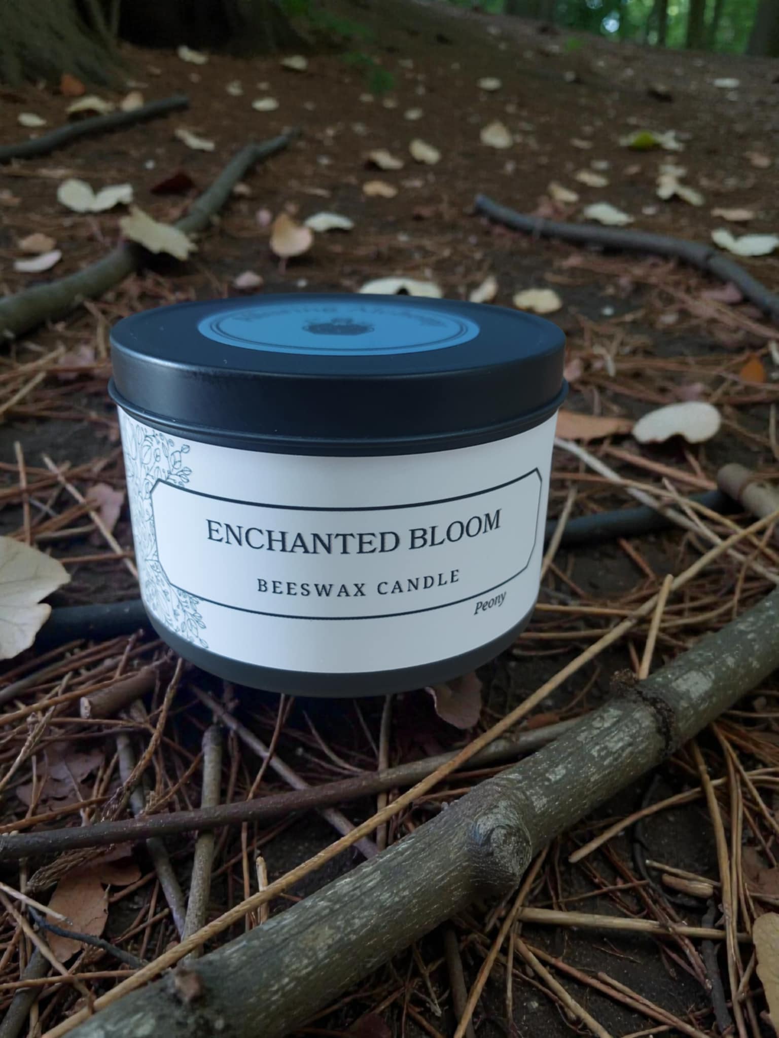 Enchanted Bloom – Pure Beeswax Candle - 8oz | Alluring Alchemy