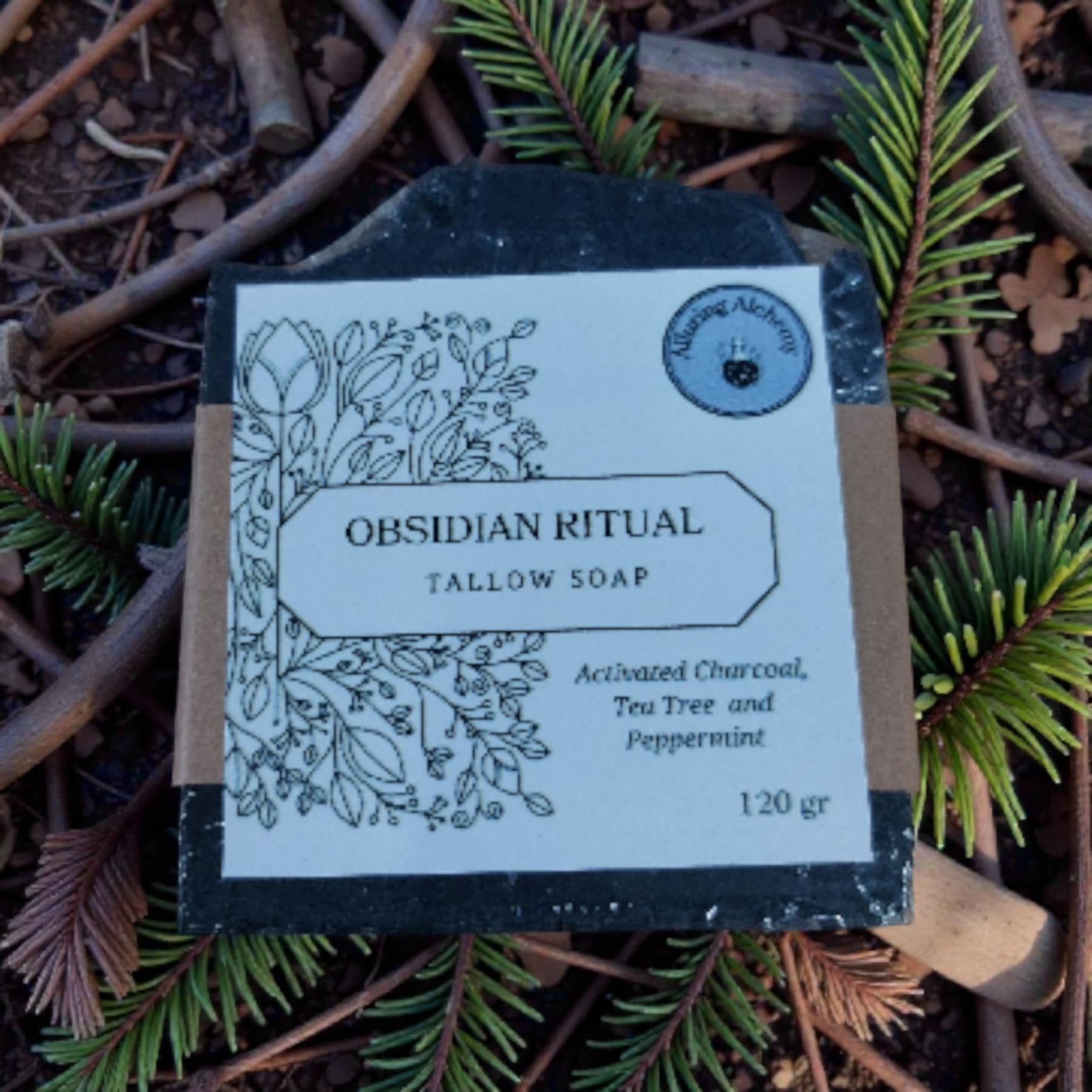 Obsidian Ritual Tallow soap